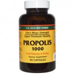 อาหารเสริม โพรพอลิส propolis ราคาส่ง ยี่ห้อ Y.S. Eco Bee Farms, Propolis 1000, 90 Capsules